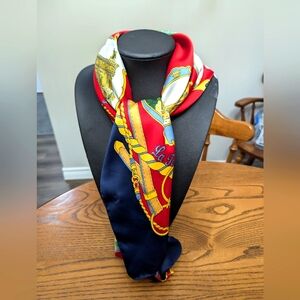 Scarf. 100% polyster. Made in Italy . Souvenir of Paris. Landmarks of Pa…